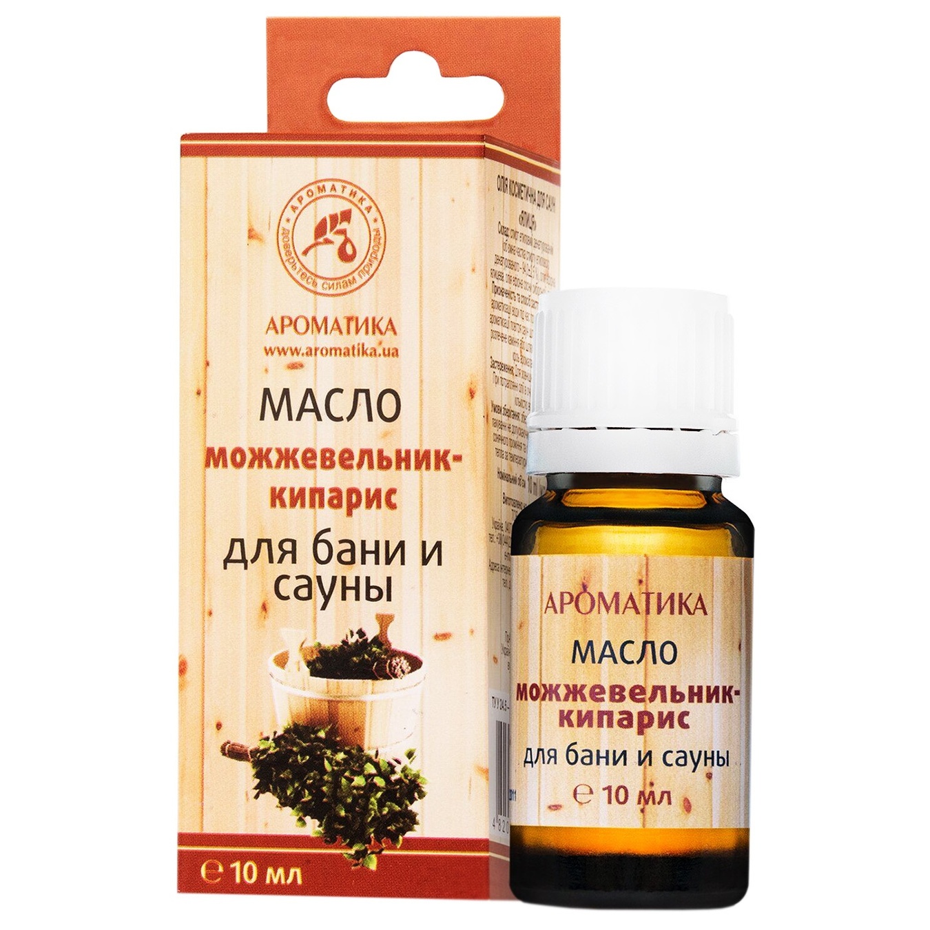 

Масло косметическое для саун Ароматика Можжевельник-кипарис 10 мл