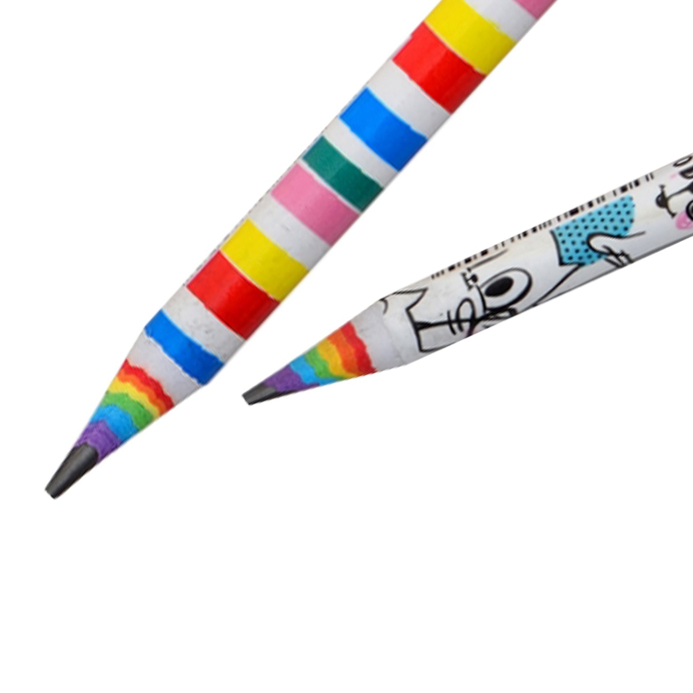 

Карандаш Yes Happy Colours бумажный
