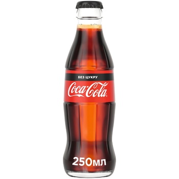 Напій газований Coca-Cola Zero 250мл 12шт - купити, ціни на - фото 2