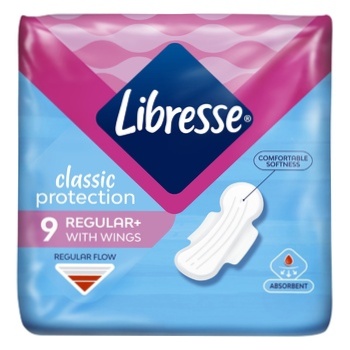 Libresse Classic Normal For Women Pads 9pcs - buy, prices for Auchan - photo 1