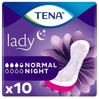 Прокладки урологические TENA Lady Normal Night 10шт