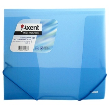 Axent Folder with Elastic Bands B5 blue