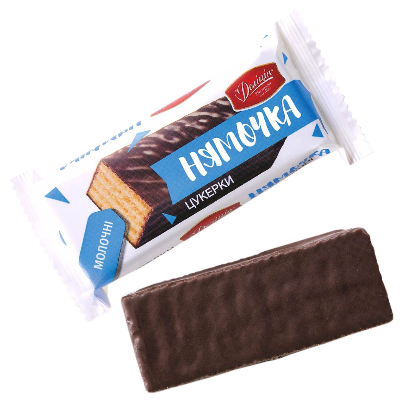 

Конфеты Delicia Нямочка вафельные молочные