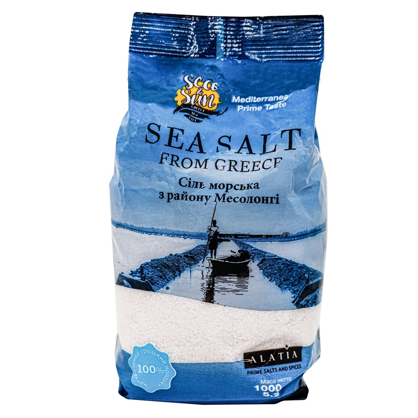

Соль Sea & Sun Морская 1кг