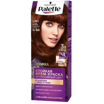 Краска для волос Palette интенсивный цвет ICC 6-68 (LW3) горячий шоколад 110мл