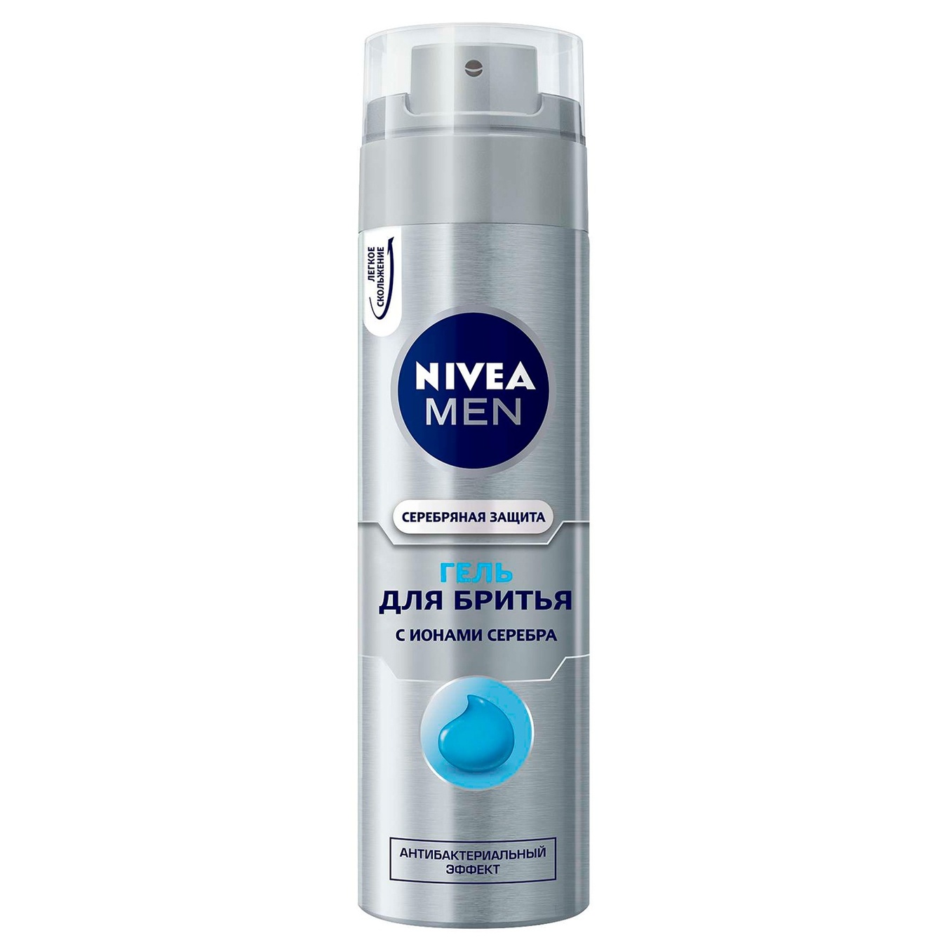 

Гель для бритья Nivea Men Серебряная защита 200мл