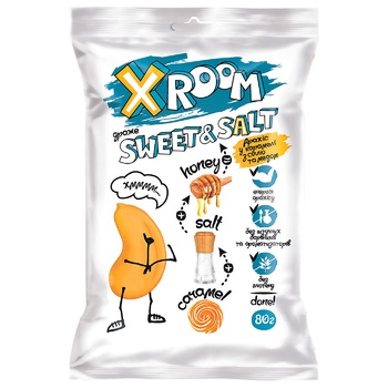 Druzhkivka Xroom Sweet & Salt Peanut in Camel with Salt and Honey 80g - buy, prices for NOVUS - photo 3