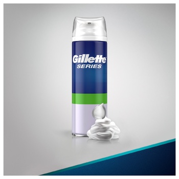 Gillette Series Shaving Foam for Sensitive Skin 100ml - buy, prices for NOVUS - photo 4