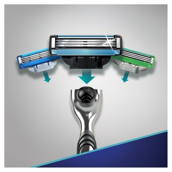 Gillette Mach3 with 2 Replaceable Cartridges Razor + Shave Gel 200ml - buy, prices for MegaMarket - photo 6