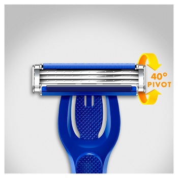 Бритва Gillette Blue3 Hybrid с 8 сменными касетами - купить, цены на - фото 3