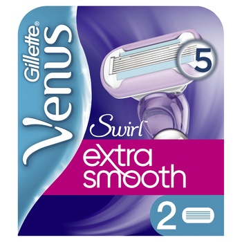 Venus Swirl Replaceable Shaving Cartridges 2pcs - buy, prices for MegaMarket - photo 7