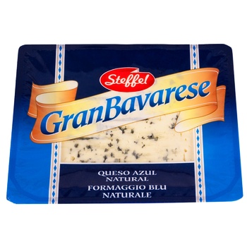 Steffel Gran Bavarese Cheese with Blue Mold 50% 100g - buy, prices for Auchan - photo 2