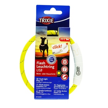 Trixie USB LED Yellow Collar XS-S 7mm 35cm - buy, prices for MasterZoo - photo 1