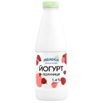 Йогурт Молокія Полуниця питний 1,4% 870г
