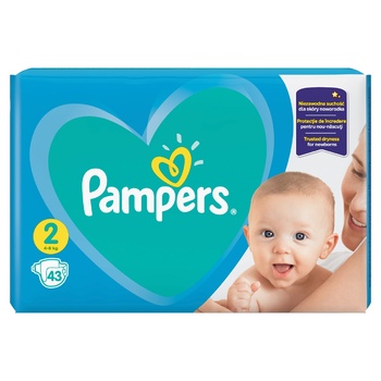 Підгузки Pampers Active Baby розмір 2 Mini 4-8 кг 43шт - купити, ціни на ULTRAMARKET - фото 6