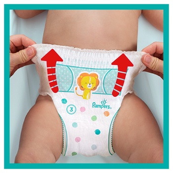 Подгузники-трусики Pampers Pants размер 3 Midi 6-11кг 54шт Подгузники-трусики Pampers Pants размер 3 Midi 6-11кг 54шт - купить, цены на - фото 11
