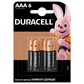 Duracell Basic LR3 AAA Alkaline Batteries 6pcs - buy, prices for - photo 13