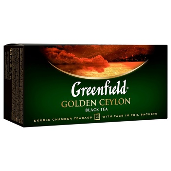 Чай чёрный Greenfield Golden Ceylon 2г х 25шт - купить, цены на METRO - фото 4