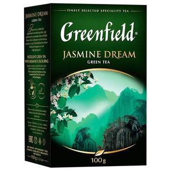 Чай зелений Greenfield Jasmin Dream листовий 100г - купити, ціни на NOVUS - фото 4