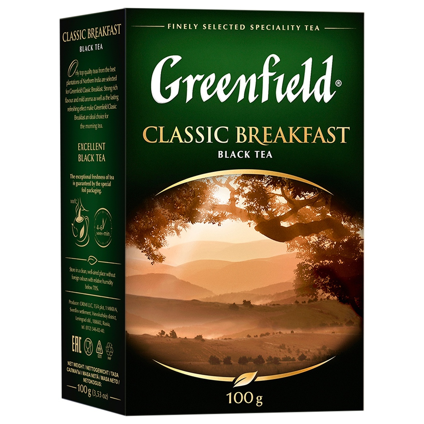 

Чай Greenfield Classic Breakfast 100г