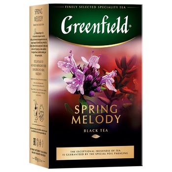 Greenfield Spring Melody Black Tea 100g - buy, prices for MegaMarket - photo 2