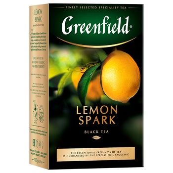 Чай Greenfield Lemon Spark 100г - купить, цены на ULTRAMARKET - фото 2