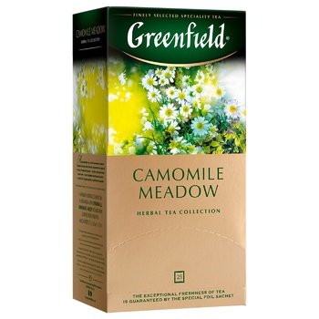 Чай травяной Greenfield Camomile Meadow 1,5г х 25шт - купити, ціни на - фото 2