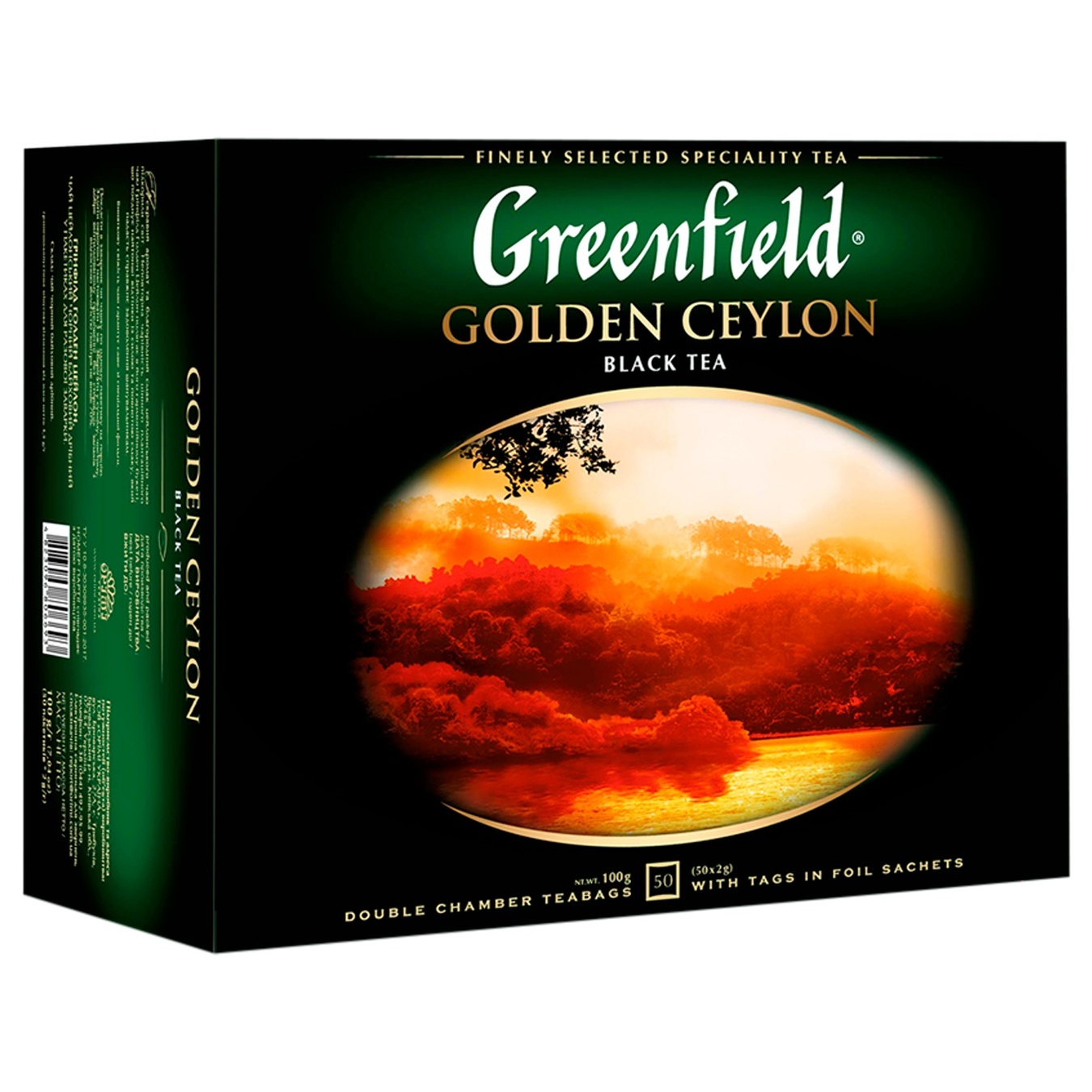 

Чай черный Greenfield Golden Ceylon в пакетиках 50шт х 2г