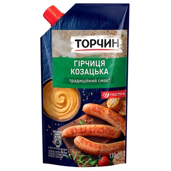 Гірчиця ТОРЧИН® Козацька 130г - купити, ціни на NOVUS - фото 1