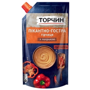 Горчица ТОРЧИН® Пикантно-острая с паприкой 115г - заказать лучшие с ...