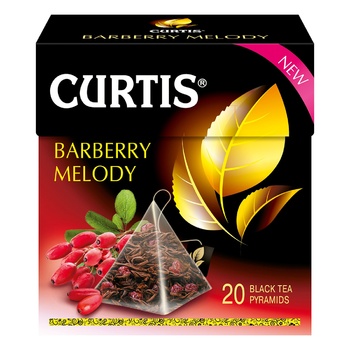 Чай черный Curtis Barberry Melody в пирамидках 20шт*1,8г - купить, цены на NOVUS - фото 3