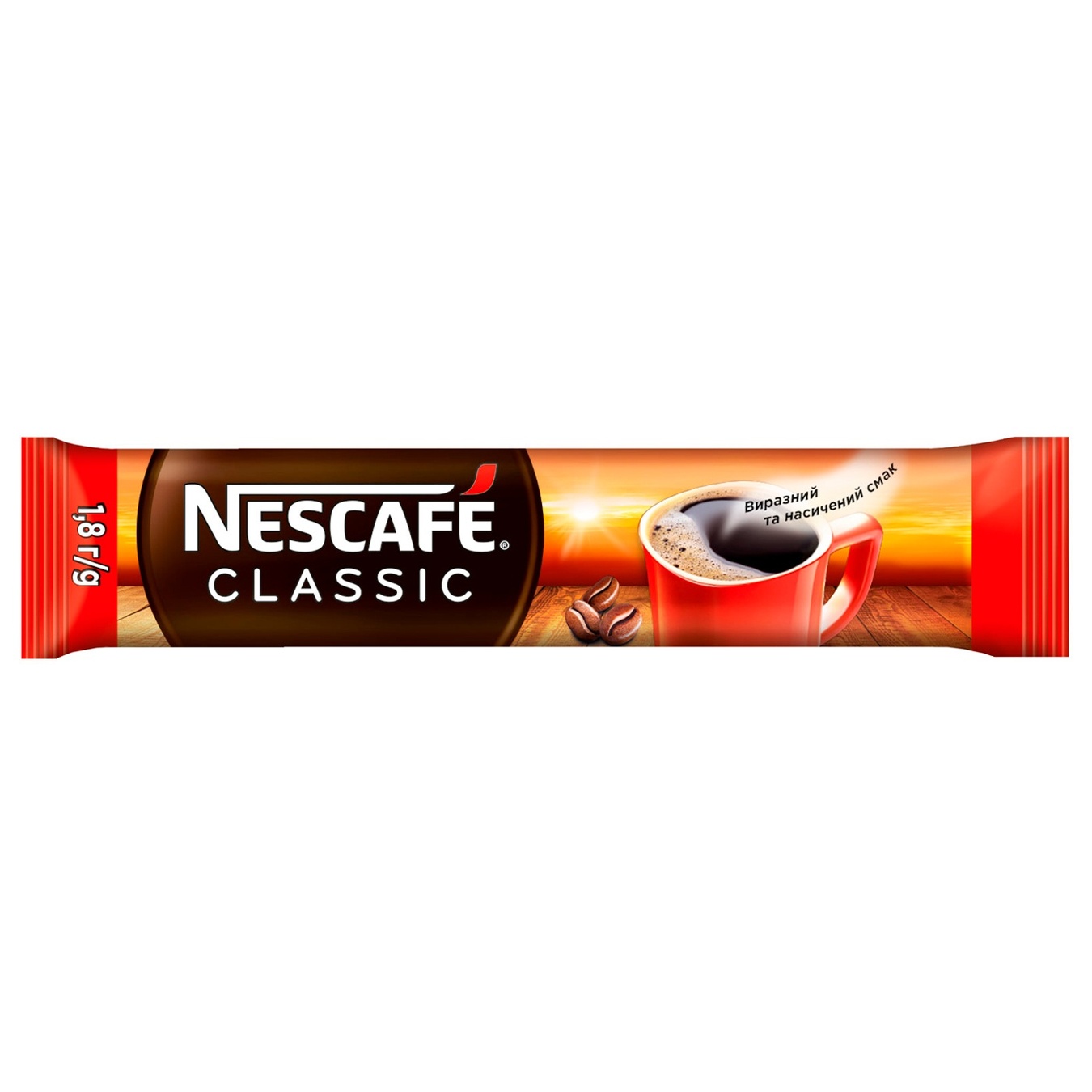 

Кофе NESCAFÉ® Classic растворимый стик 1,8г