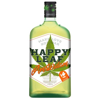 Настоянка Happy Leaf Amsterdam конопляна 40% 0,5л - купити, ціни на Auchan - фото 1