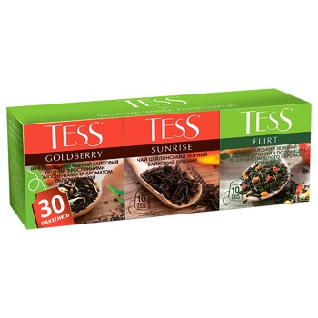 Tess Goldberry+Sunrise+Flirt Tea Set 30pcs 1.6g - buy, prices for MegaMarket - photo 3