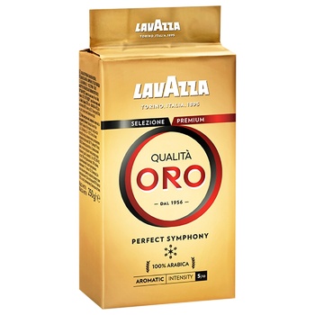 Кава Lavazza Qualitа Oro мелена 250г - купити, ціни на МегаМаркет - фото 2