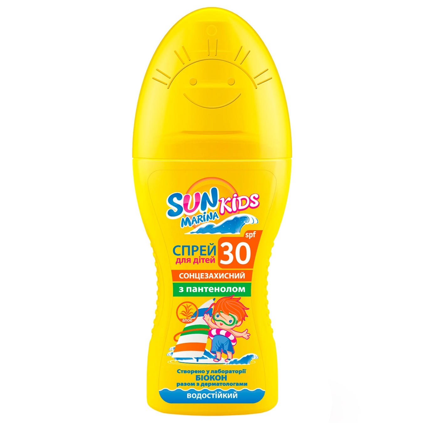 

Спрей Sum marina kids детский солнцезащитный с пантенолом SPF30 150мл