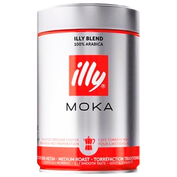 Кава Illy Moka Media в зернах 250г - купити, ціни на METRO - фото 1