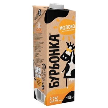 Burenka Ultrapasteurized Milk 3.2% 1l - buy, prices for Auchan - photo 3