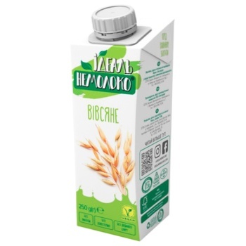 Ideal Nemoloko Ultrapasteurized Oat Drink 2.5% 250g - buy, prices for ULTRAMARKET - photo 1