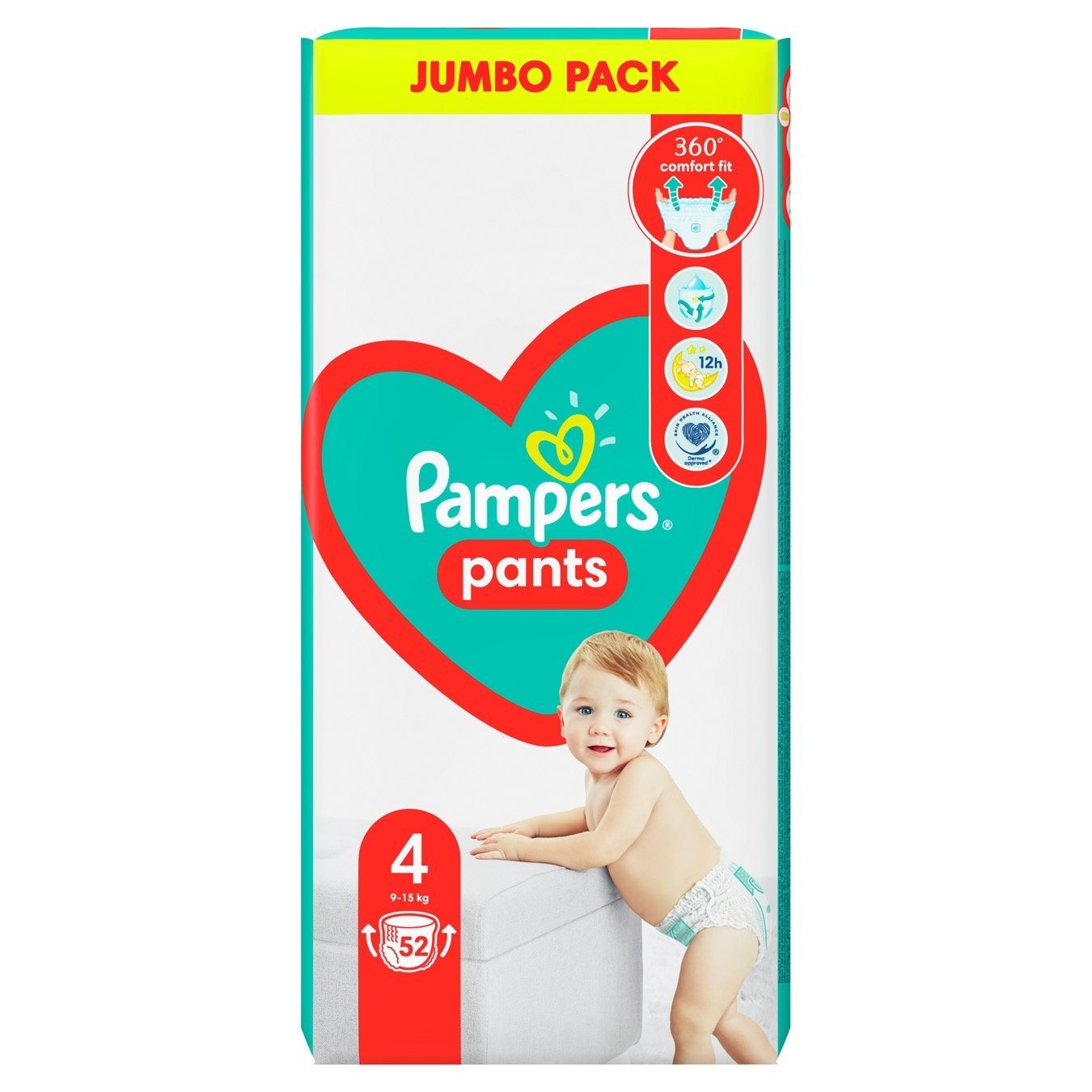 

Подгузники-трусики Pampers Pants Размер 4 9-15кг 52шт