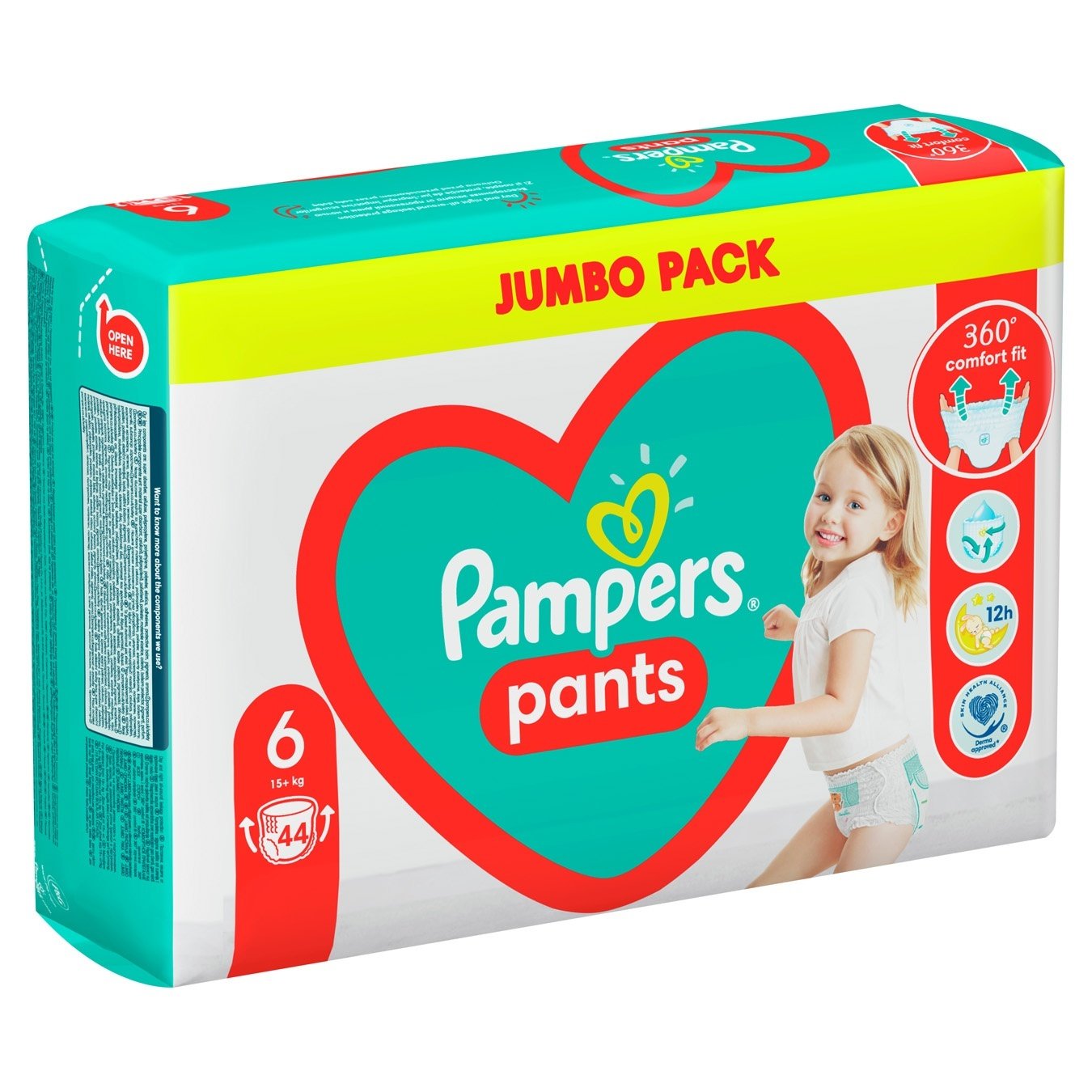 

Подгузники-трусики Pampers Pants Размер 6 15+кг 44шт