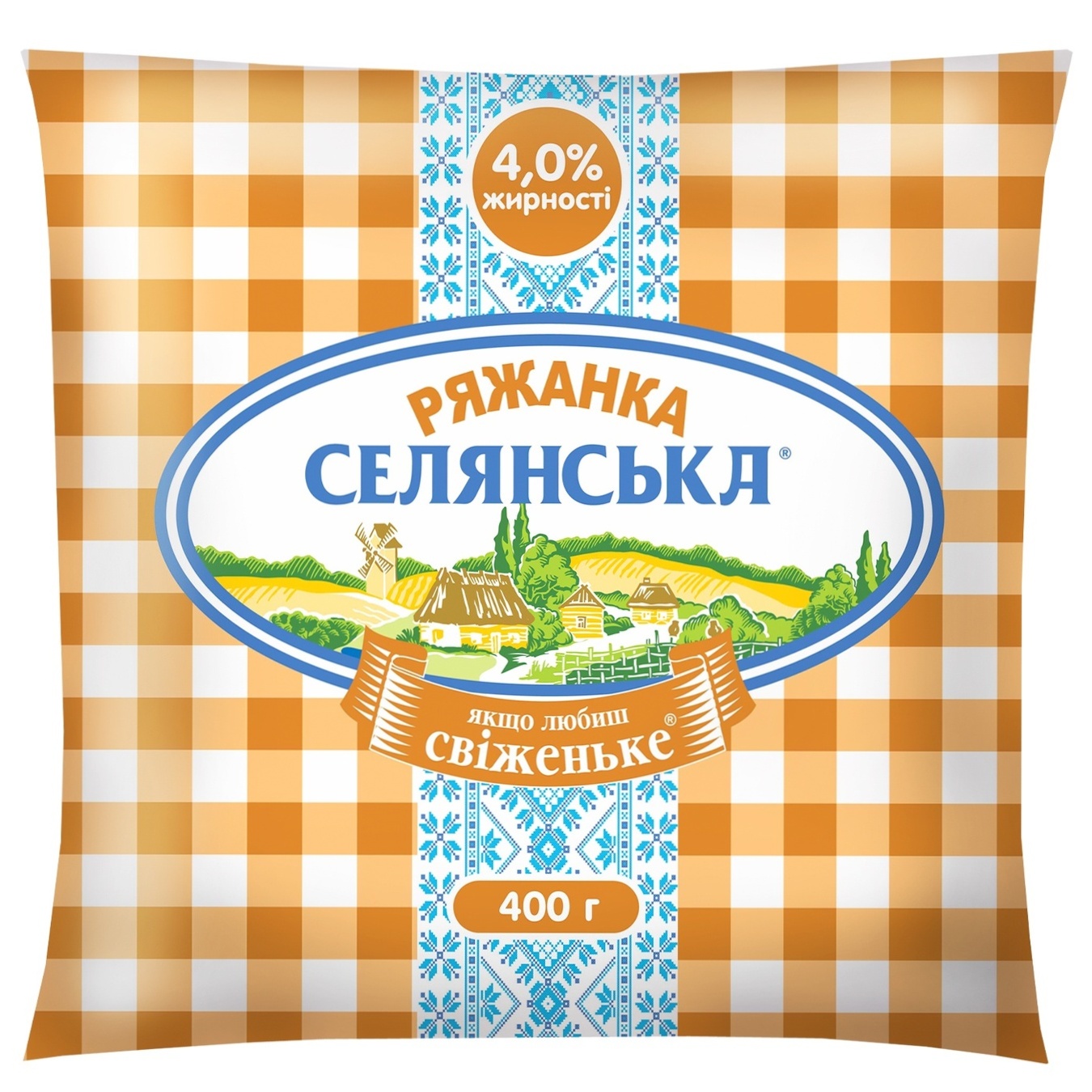 

Ряженка Селянская 4% 400г