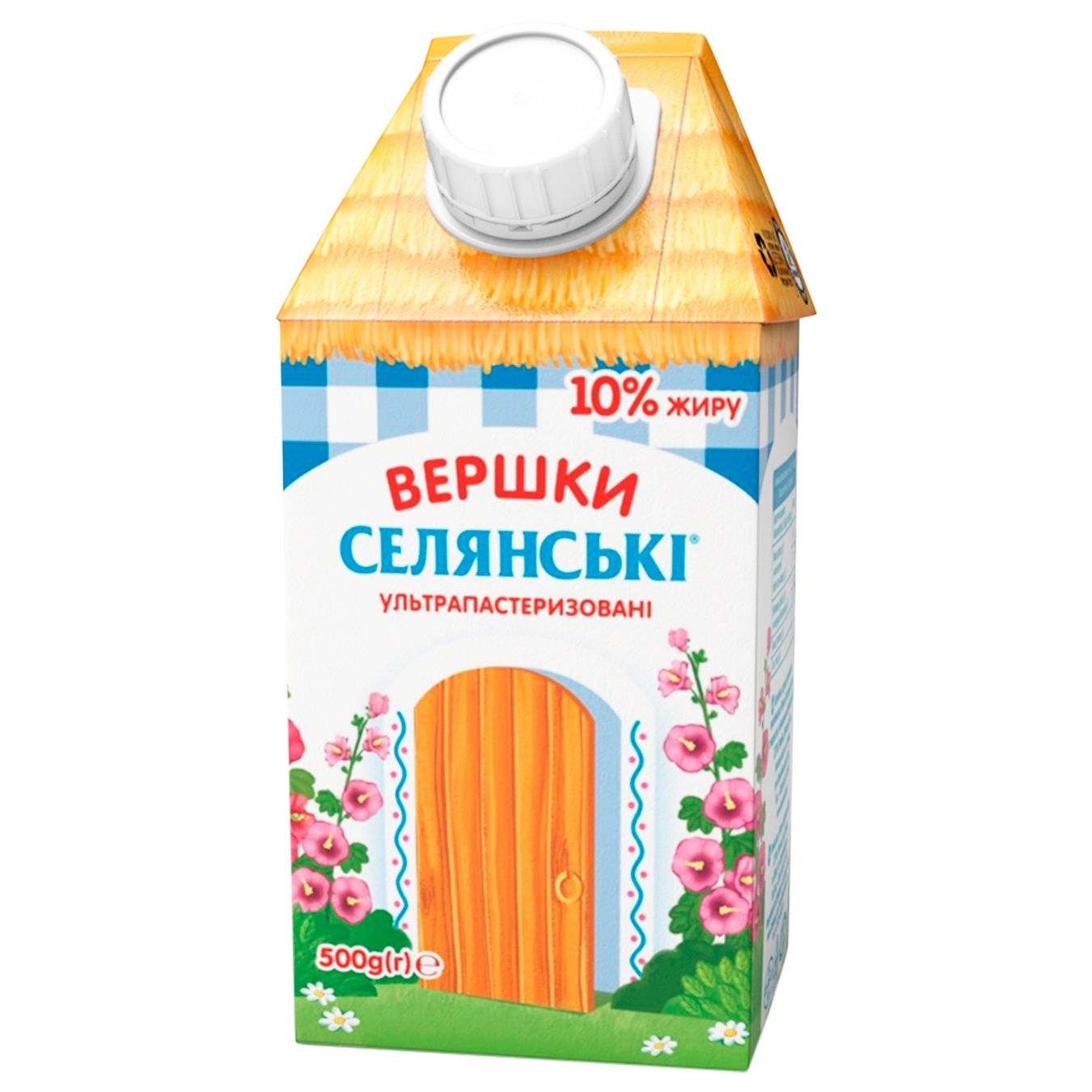 

Сливки Селянские ультрапастеризованные 10% 500г