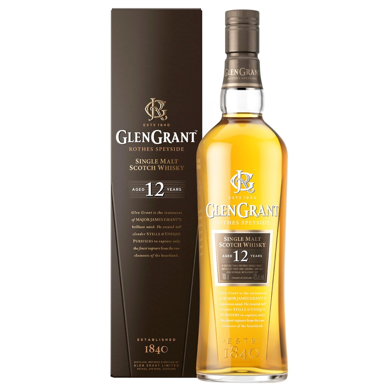 

Виски The Glen Grant 12 Year Old 43% односолодовый шотландский 1л