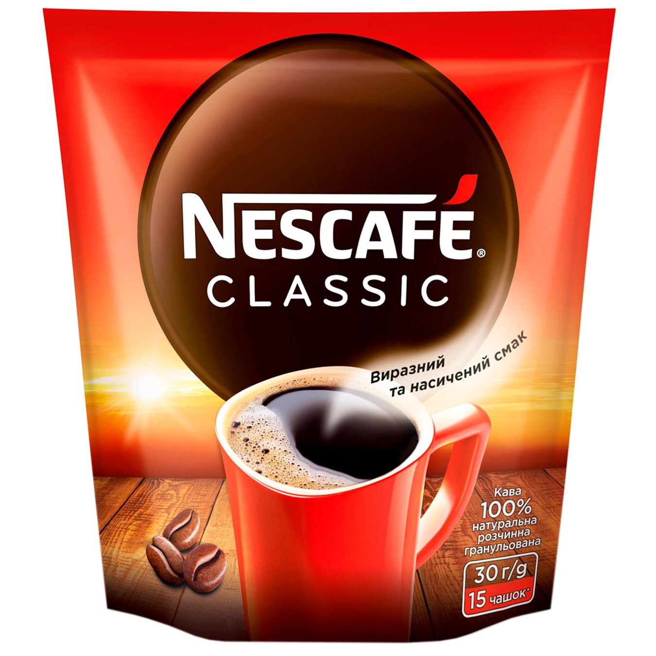 

Кофе NESCAFÉ® Classic растворимый 30г