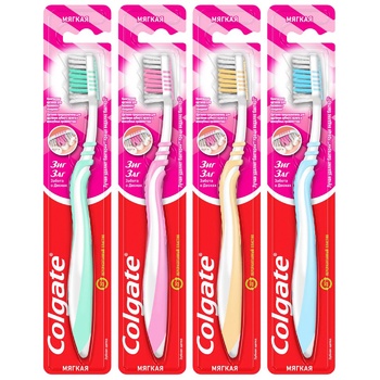 Зубная щетка Colgate Зиг Заг Забота о деснах мягкая