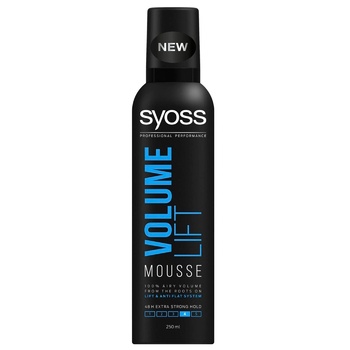 Syoss Volume Extra Strong Fixation 4 Hair Mousse 250ml - buy, prices for COSMOS - photo 1