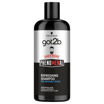 Schwarzkopf got2b Refreshing Shampoo Hair & Beard Phenomenal 250ml - buy, prices for NOVUS - photo 1