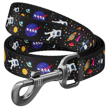 Waudog Nylon Leash 122cm/20mm with Nasa Design