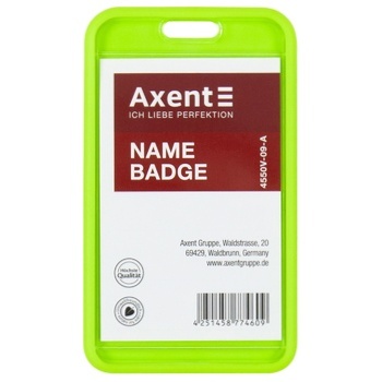 Axent SoftTouch Badge Cover 54x85mm light green - buy, prices for - photo 1